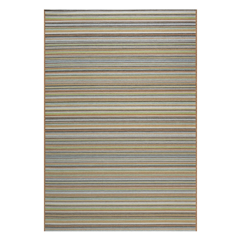 Brighton Orange Stripe Rug