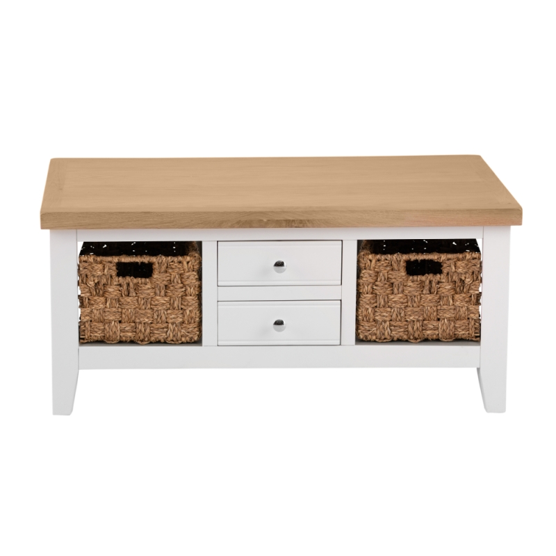 Elveden Coffee Table White Front