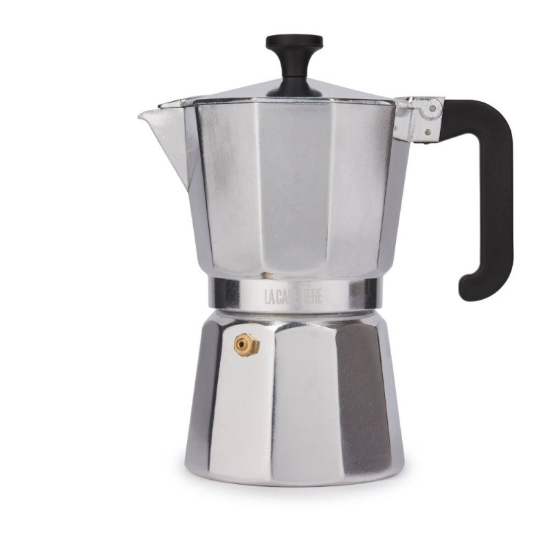 La Cafetiere Espresso Maker 6 Cup Aluminium