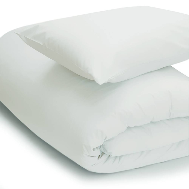 200 COUNT SINGLE DUVET COVER WHITE