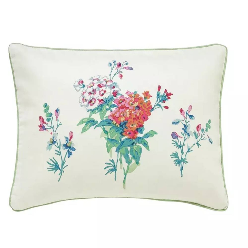 SANDERSON SWEET WILLIAM CUSHION 30x40 PEACOCK