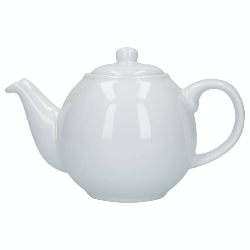 London Pottery Globe Teapot 4 Cup White