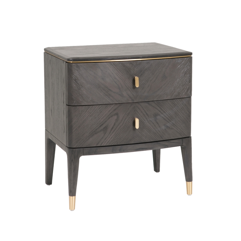 Dante Bedside Table Ebony