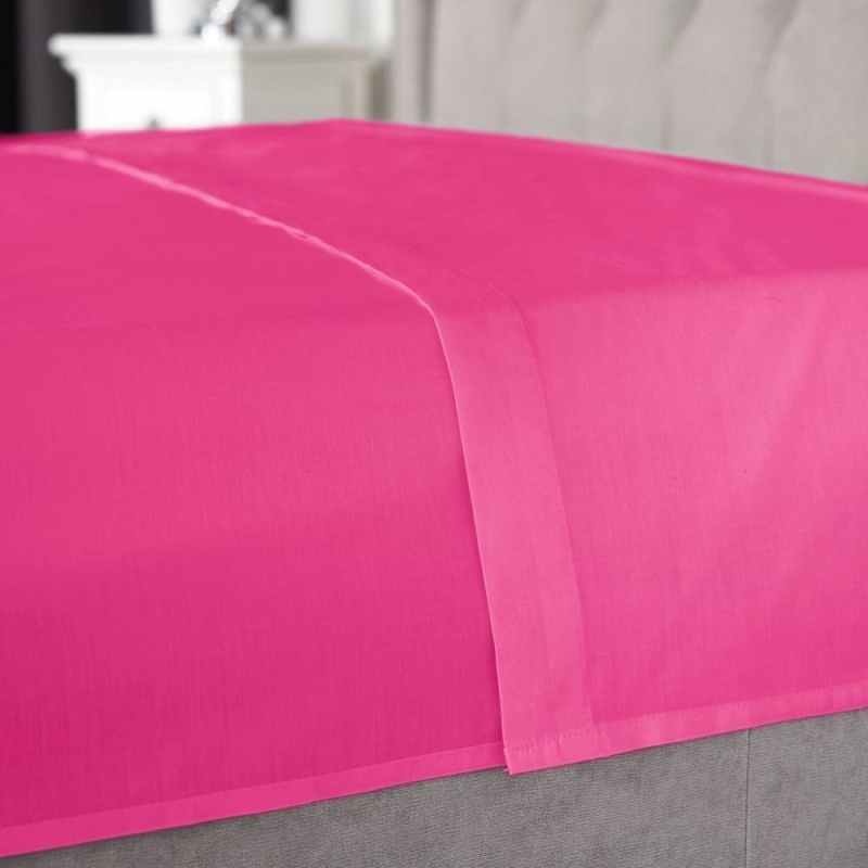 200 COUNT SINGLE FLAT SHEET FUCHSIA