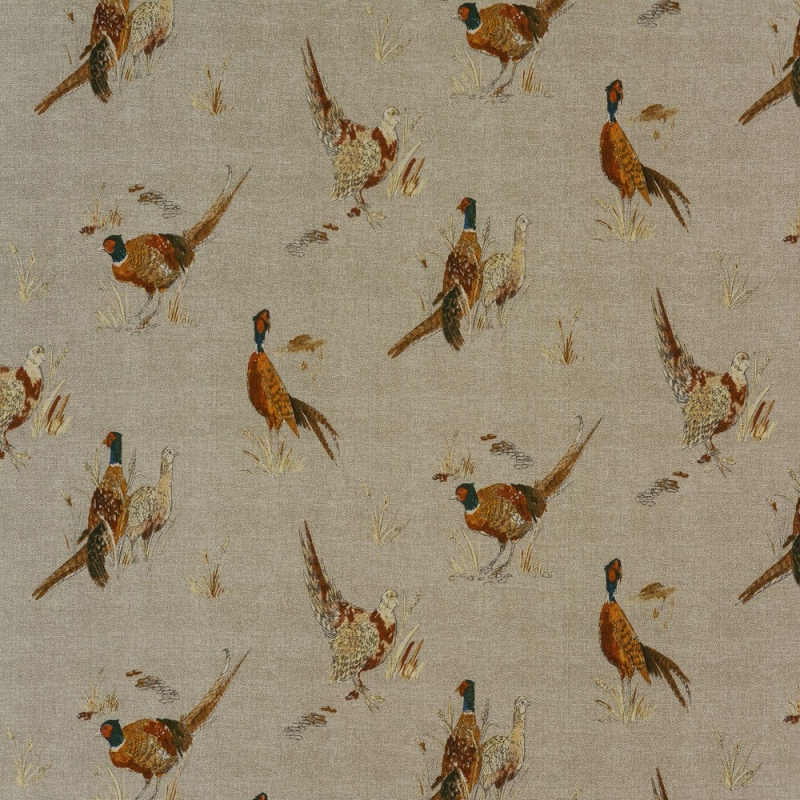 Pheasant Natural PVC Fabric