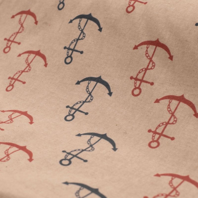 Anchors Linen Look Fabric