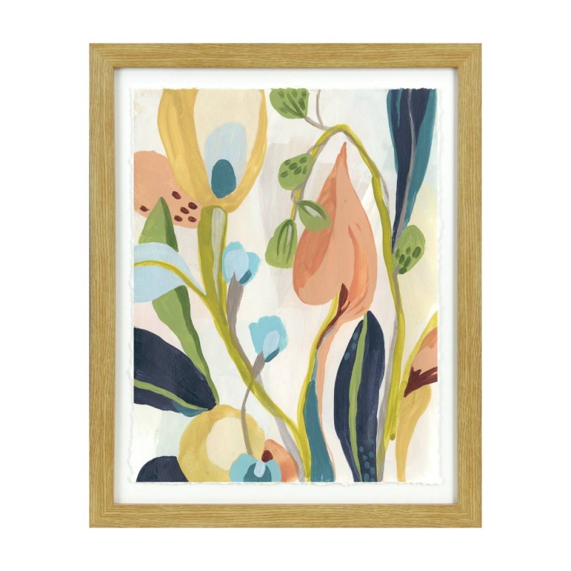 Jungle Jewels I Framed Picture By June Erica Vess