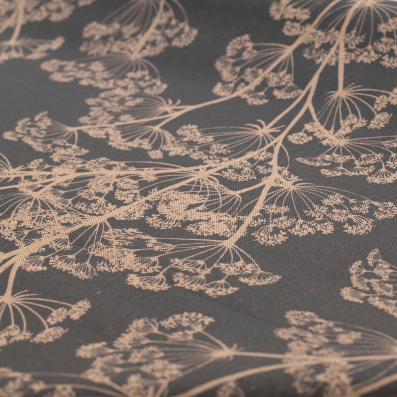 Cow Parsley Indigo Fabric