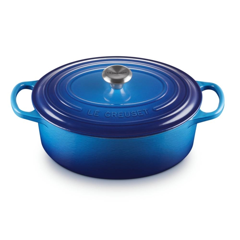 OVAL CASSEROLE 25CM AZURE