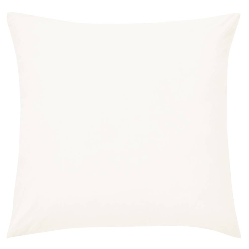 HS PERCALE PLAIN DYE 180 COUNT SQUARE P/CASE IVORY