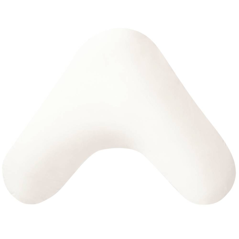 HS PERCALE PLAIN DYE 180 COUNT V SHAPE P/CASE IVORY