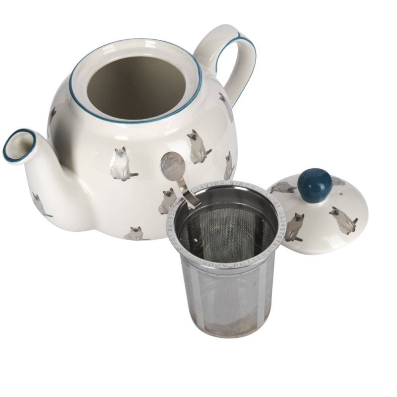 London Pottery Farmhouse 4 Cup Teapot Cat - Glasswells
