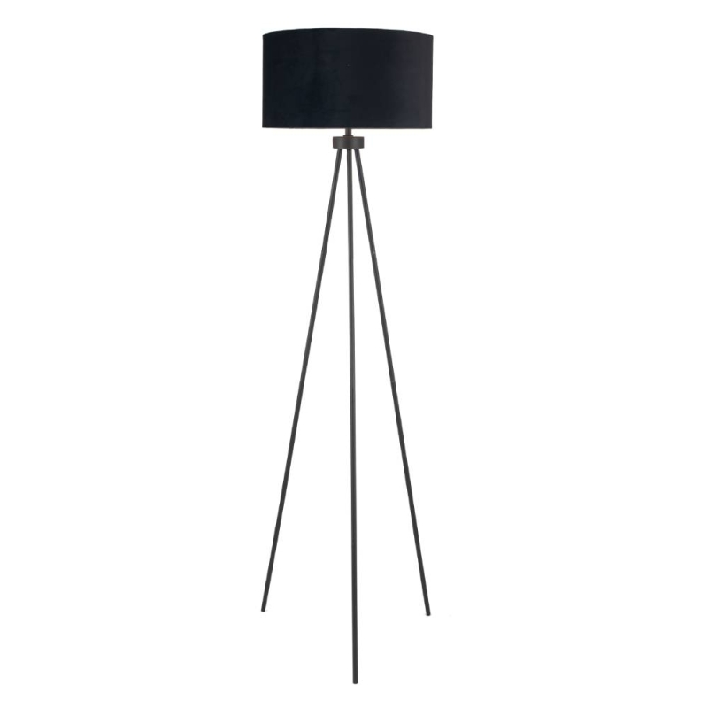 Matt Black Tripod Floor Lamp