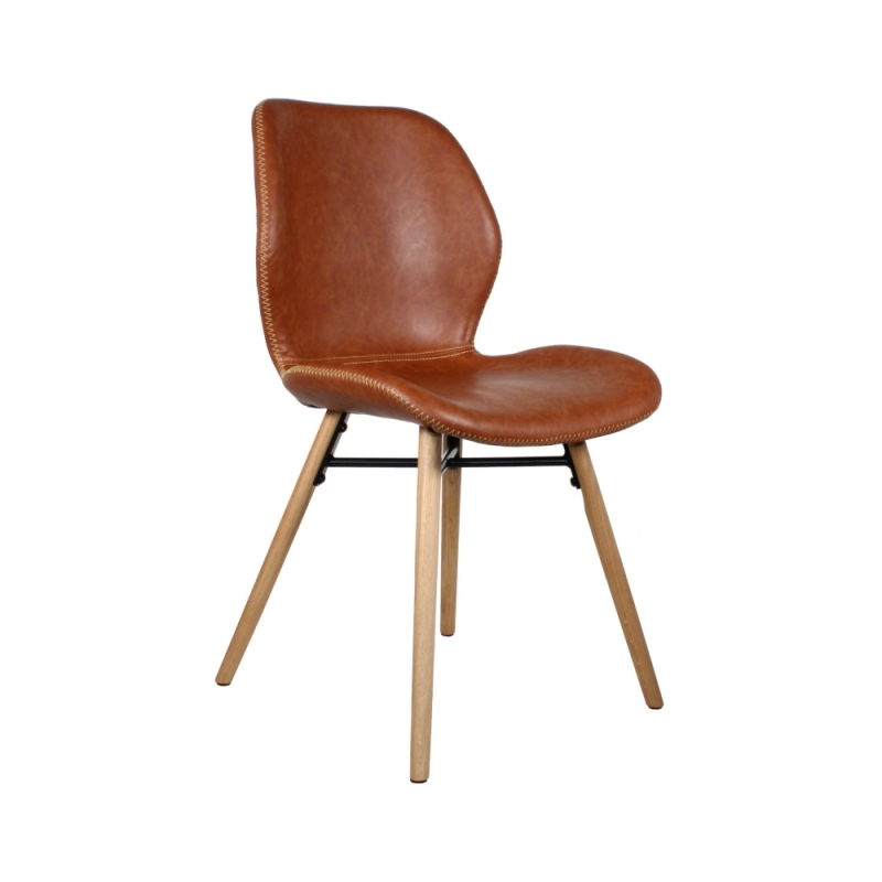 Mori Durada Dining Chair Brown PU