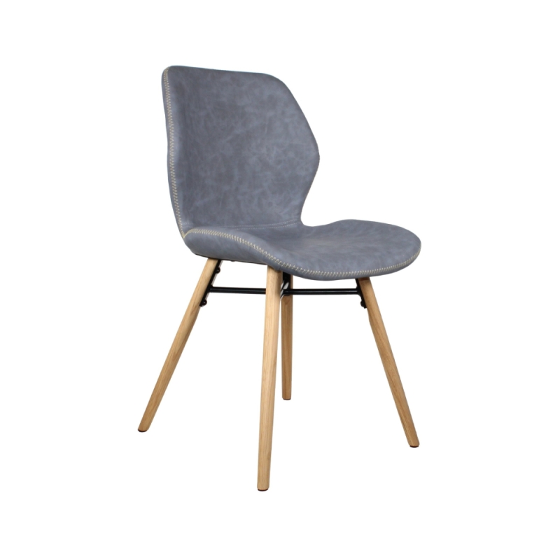 Mori Durada Dining Chair Light Grey PU