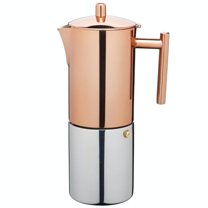 La Cafetiere Espresso Maker 600ml Steel Copper