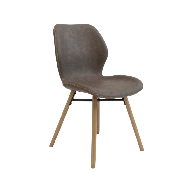 Mori Durada Dining Chair Light Brown PU