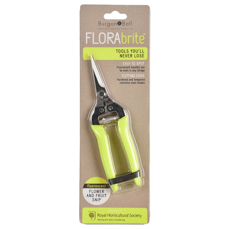 flora brite flower fruit snip yellow