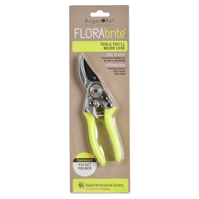 flora brite pocket pruner yellow