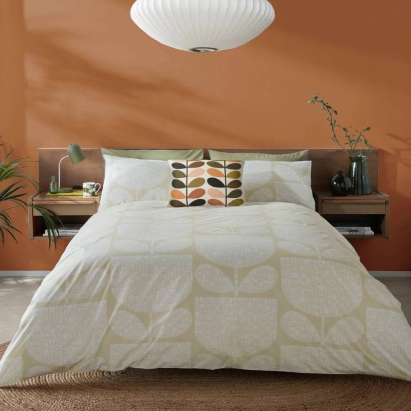 Orla Kiely Block Garden Duvet Cover Set Cream