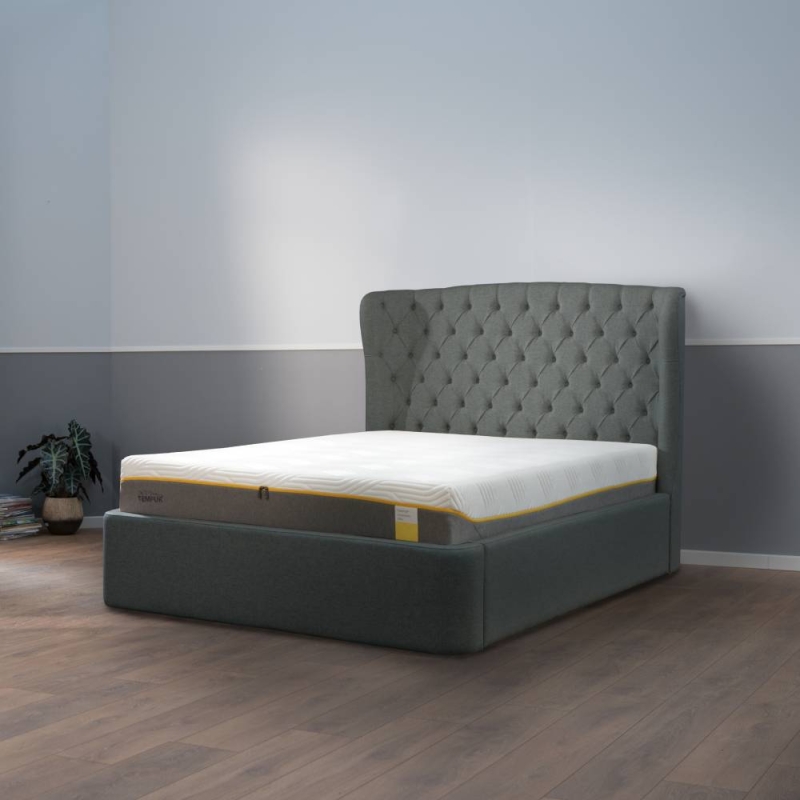 Holcot Ottoman Bed Frame Shetland Slate