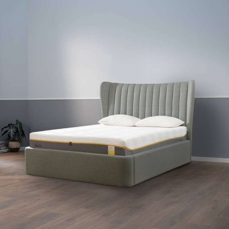 Horton Ottoman Bed Frame Shetland Mercury