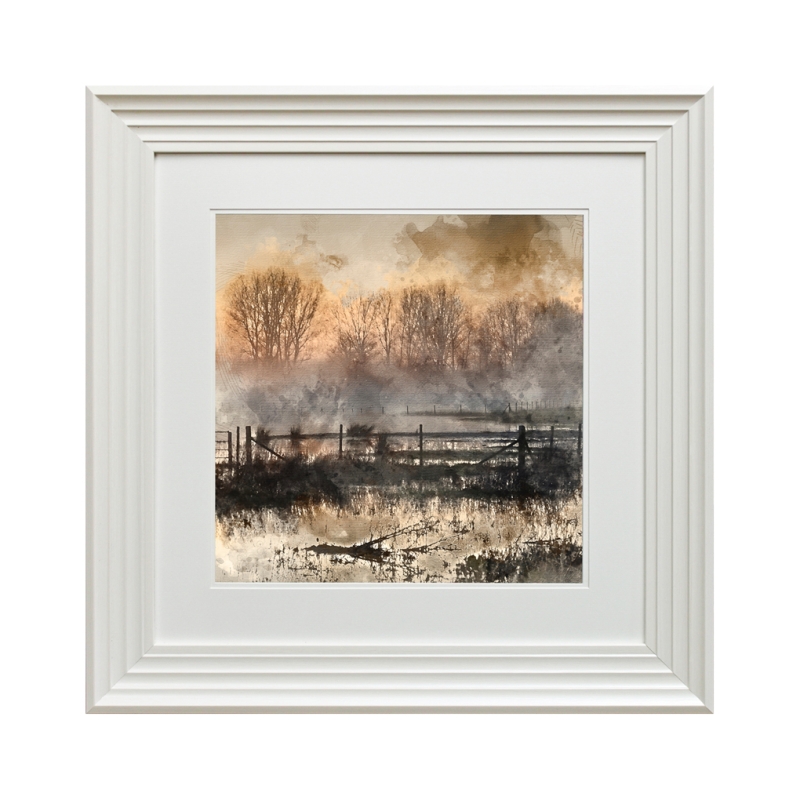 Rural Impression Right Framed Picture