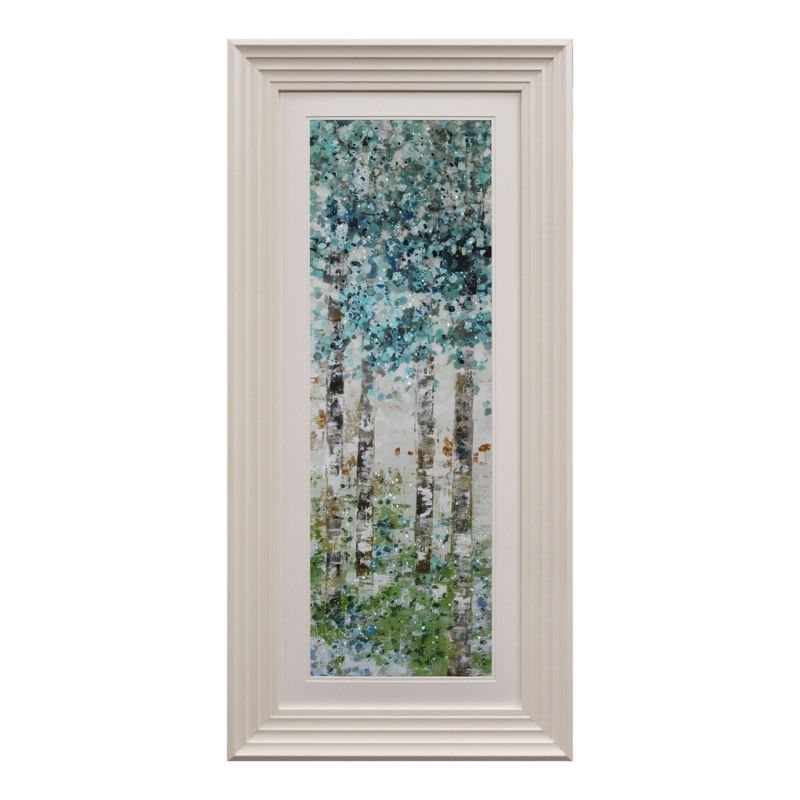 Foliage II Liquid Art Framed Picture