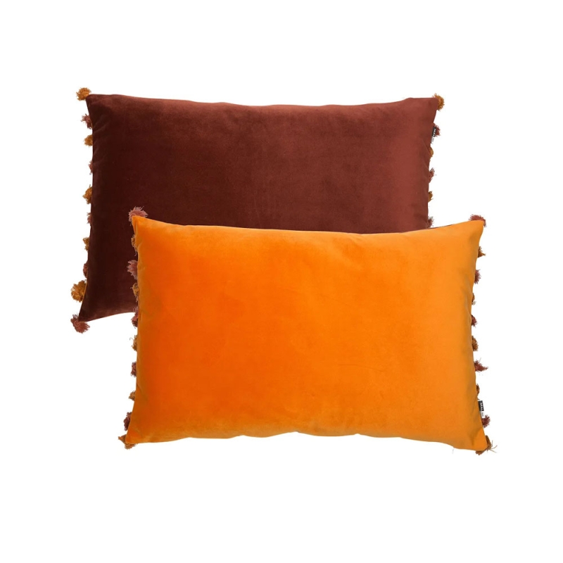 Nappa 40cm x 60cm Cushion Wine/Rust