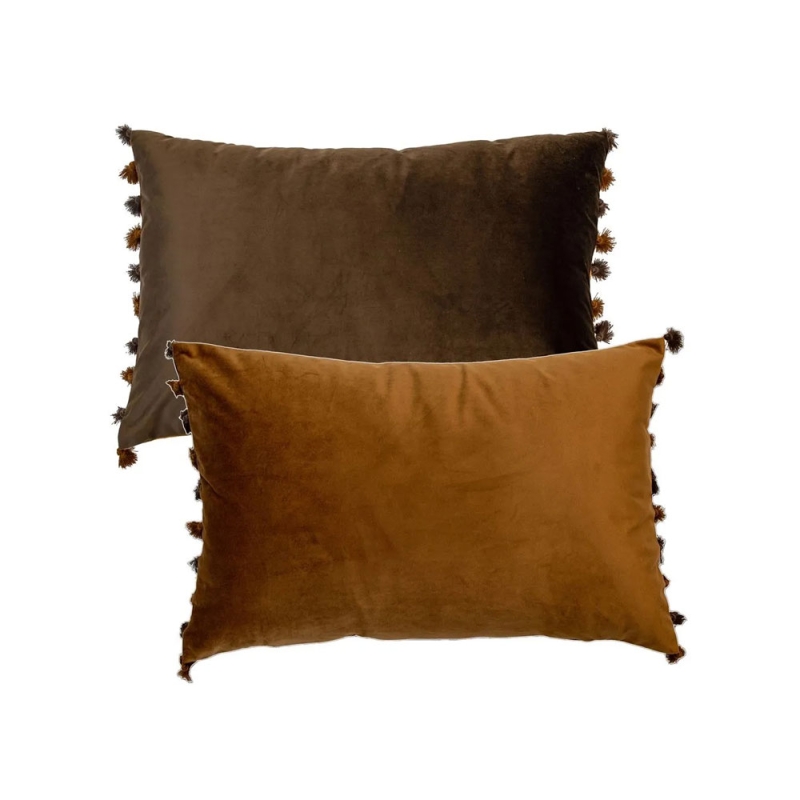 Nappa 40cm x 60cm Cushion Coffee/Tan