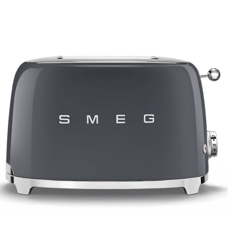 Smeg 2 Slice Toaster Slate Grey