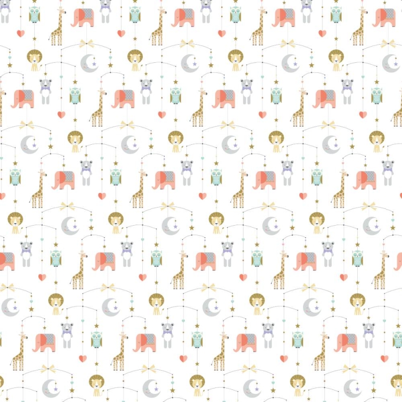 Baby Mobile Flat Gift Wrap