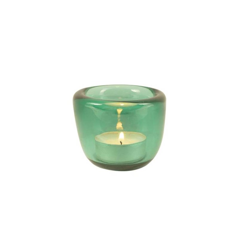 British Colour Standard Handmade Tealight Holder Turquoise