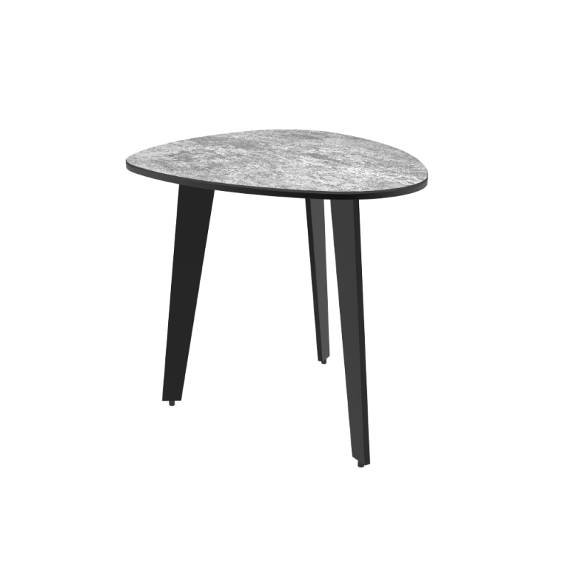 Galet End Table Silver