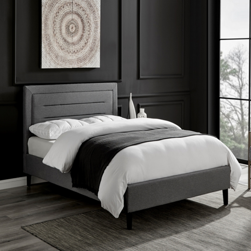 Brandon bed frame grey