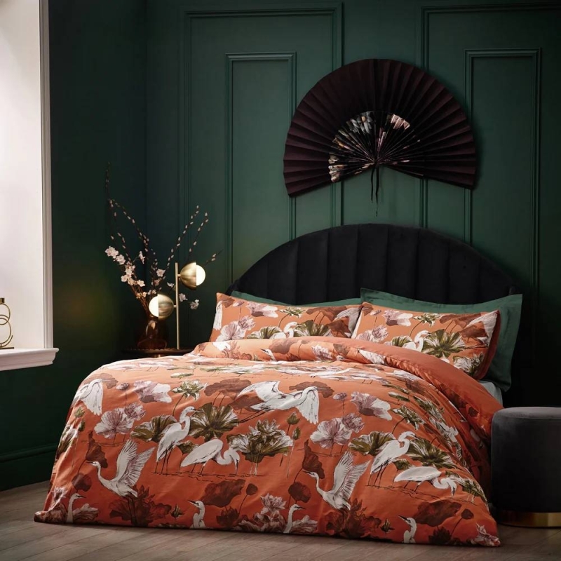Kushiro Duvet Set Coral