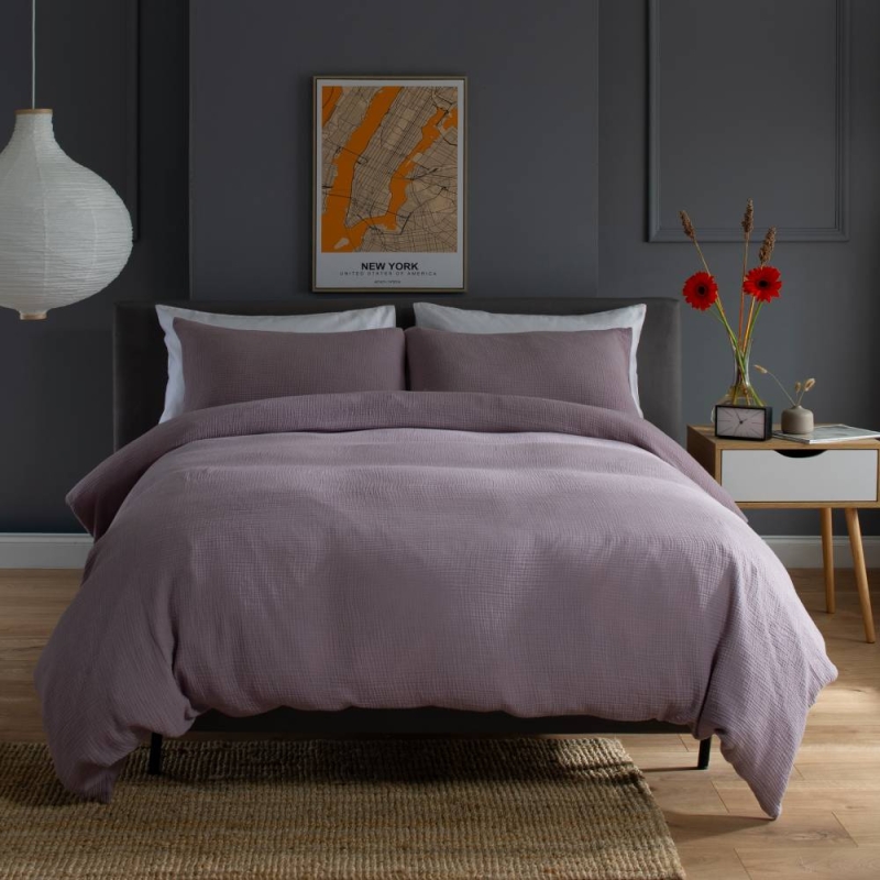 St Quentin Duvet Set Mauve