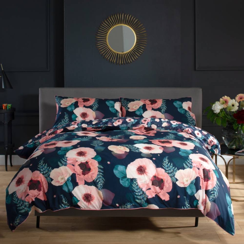 Poppy Duvet Set Petrol