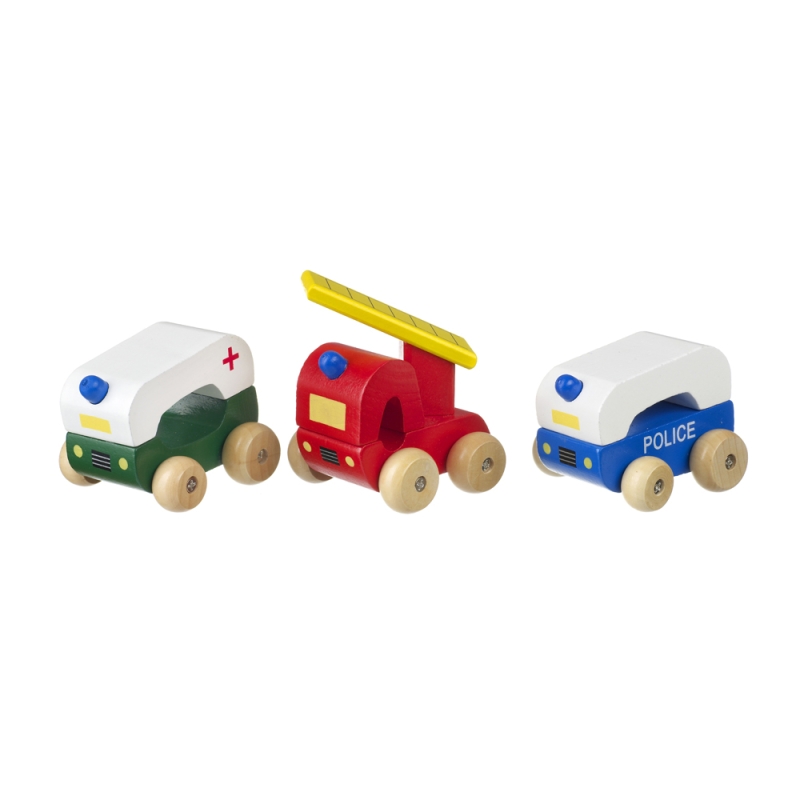 Emergency Vehicles Set of 3