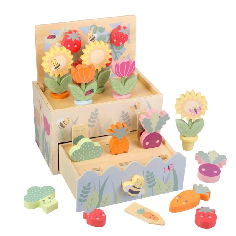 Orange Tree Toys My First Allotment Wooden Play Set