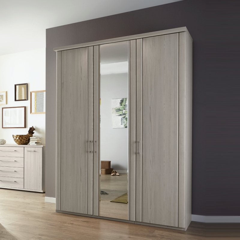 Marlborough 587 Wardrobe 3 Door Polar Larch Lifestyle