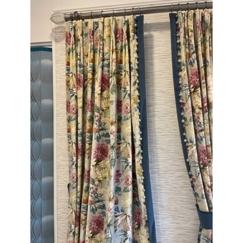 1x Double Pinch Pleat Curtains 150 x 245cm (Bury St Edmunds)