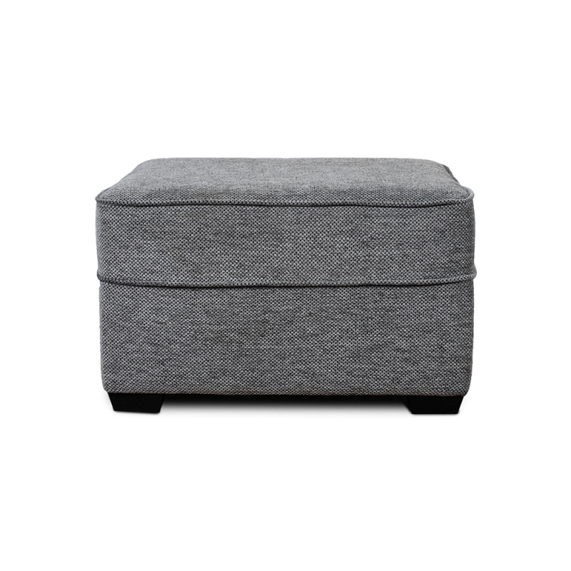 Isabella Ottoman Platinum Grey