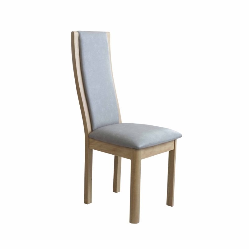 Stefan High Back Dining Chair Leather