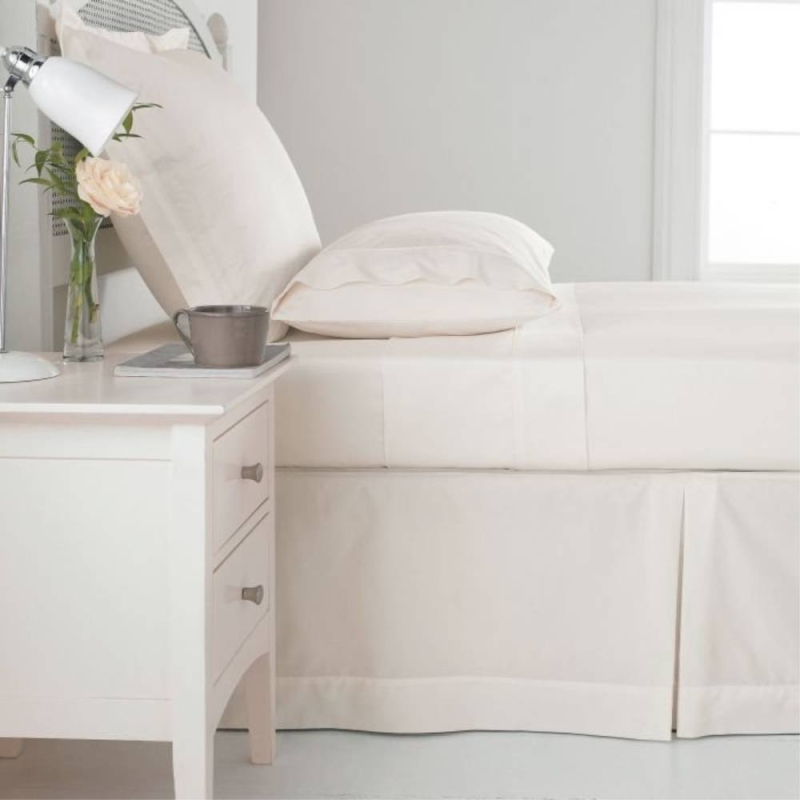 Sanderson Plain Dye Flat Sheet Linen