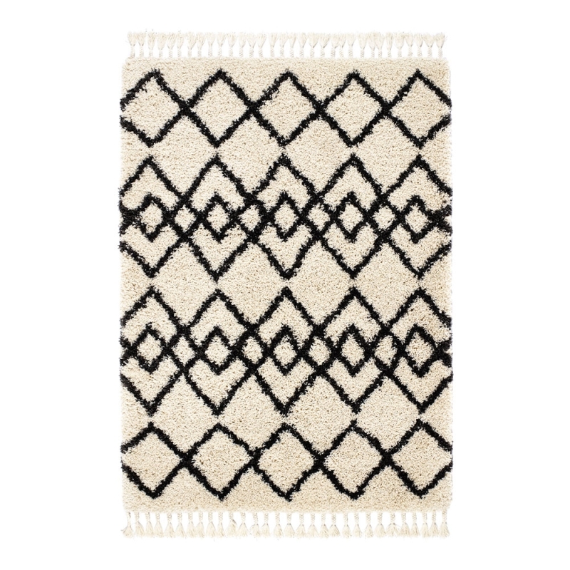 Saltaire Ivory Charcoal Rug
