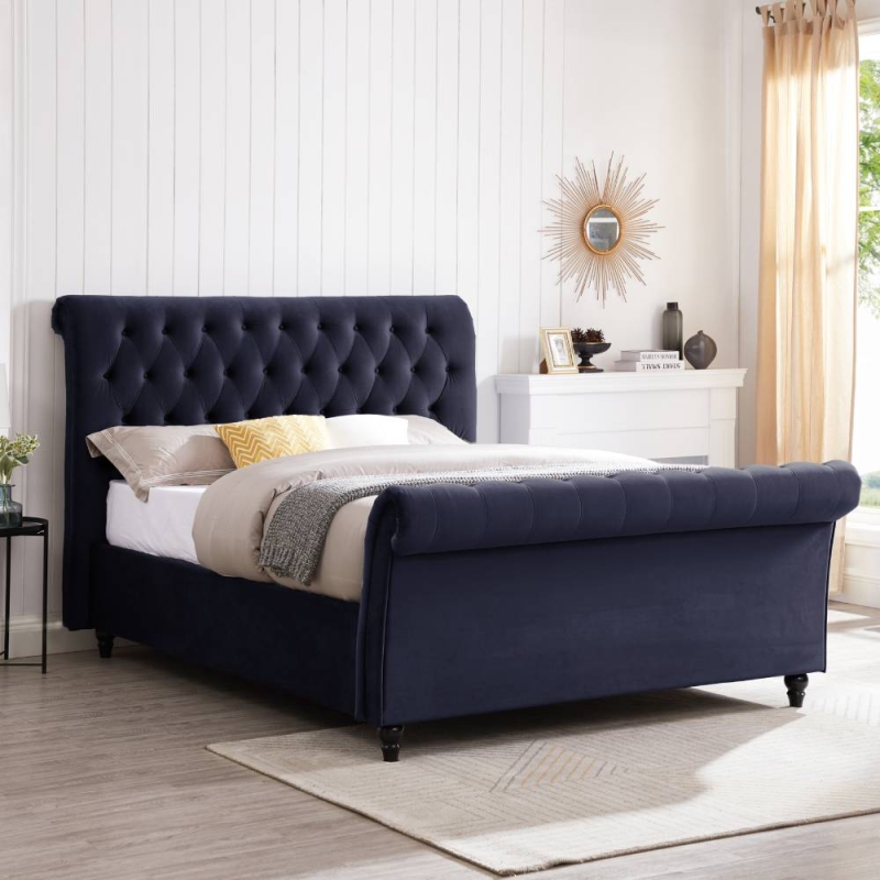 Otley Ottoman Bed Frame Smooth Midnight