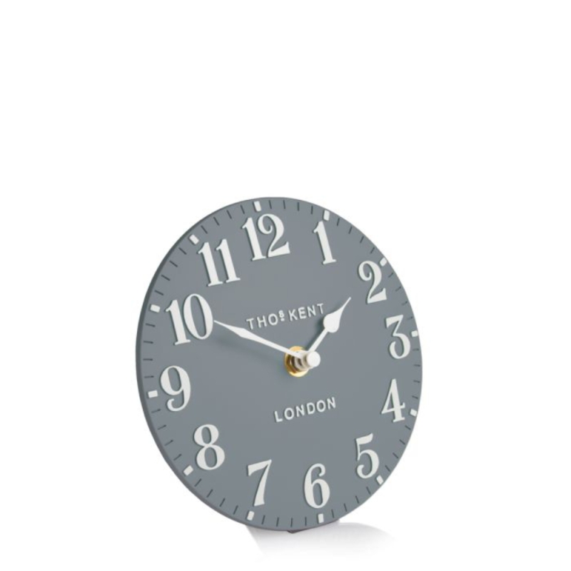 Thomas Kent Mulberry 6" Mantel Clock Flax Blue
