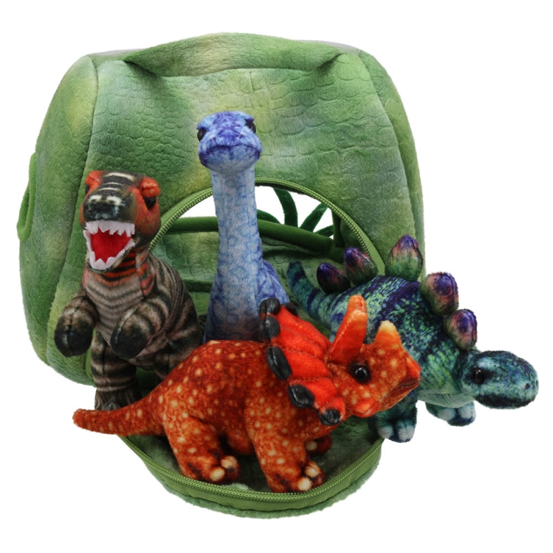 The Puppet Company Hide Away Puppets - Dinosaur House