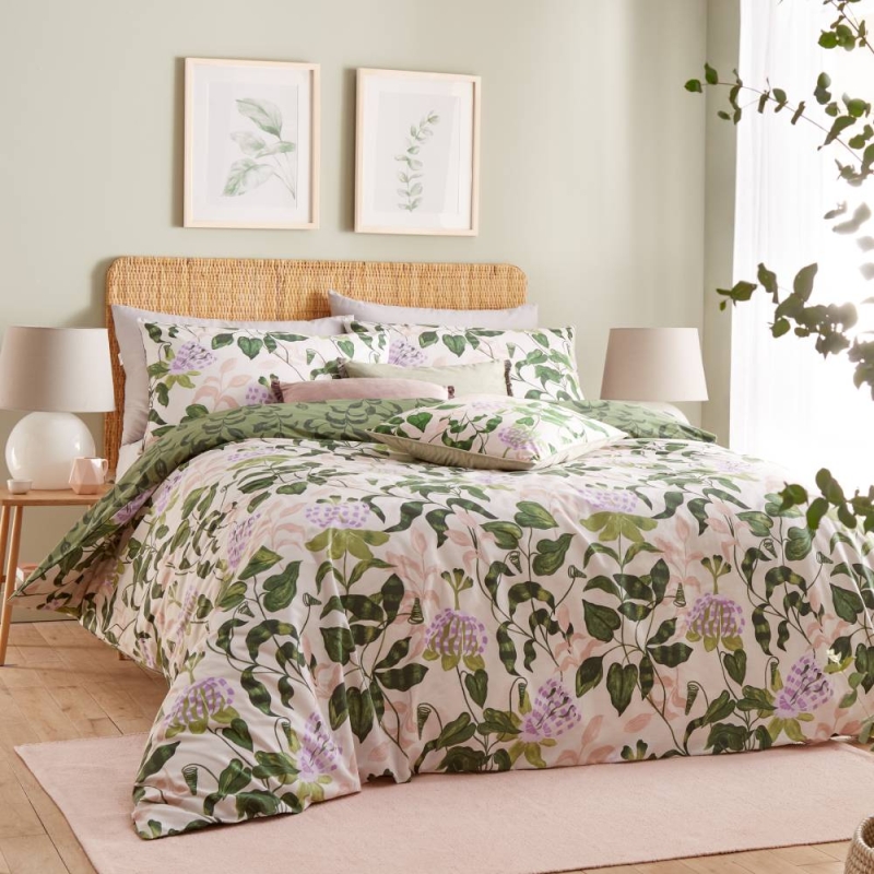 Passiflora Duvet Set Green